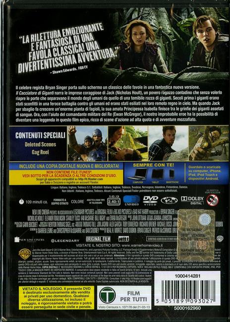 Il cacciatore di giganti di Bryan Singer - DVD - 2
