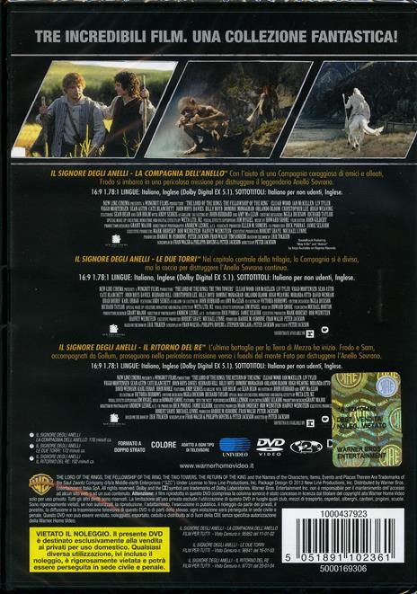 Il Signore degli anelli. Trilogia (3 DVD) di Peter Jackson - 2