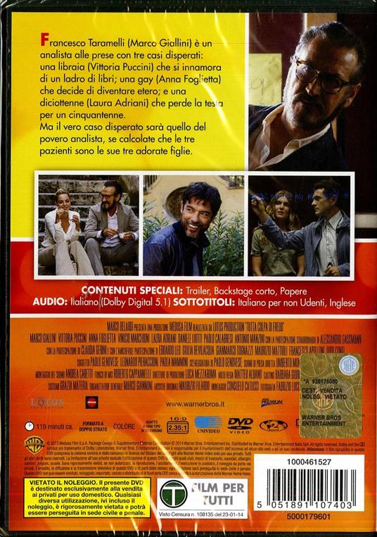 Tutta colpa di Freud di Paolo Genovese - DVD - 2