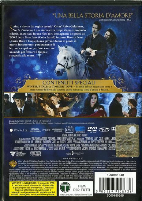 Storia d'inverno di Akiva Goldsman - DVD - 2