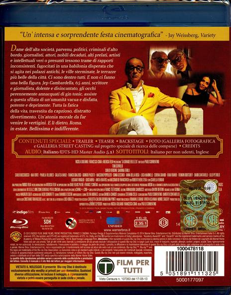 La grande bellezza di Paolo Sorrentino - Blu-ray - 2