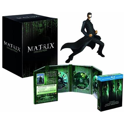The Matrix Collection. Con statuetta (5 DVD + 3 Blu-ray) di Andy Wachowski,Larry Wachowski