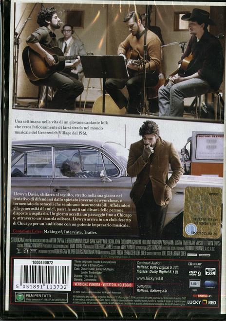 A proposito di Davis di Ethan Coen,Joel Coen - DVD - 2
