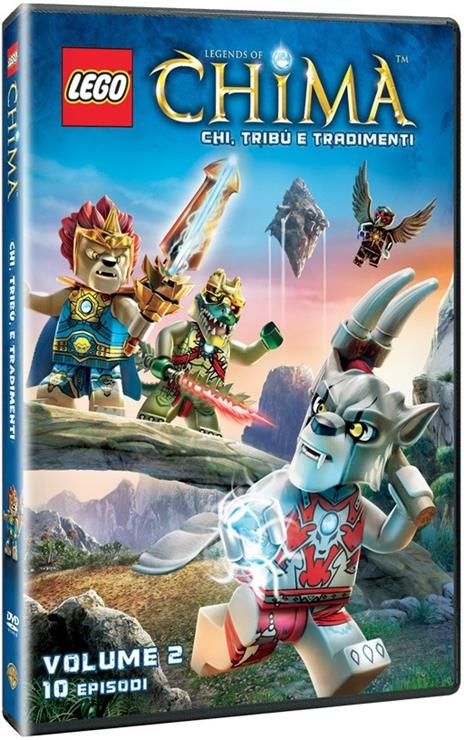 Lego. Legends of Chima. Stagione 1. Vol. 2 di Peder Pedersen,André Bergs,Lee Stringer - DVD