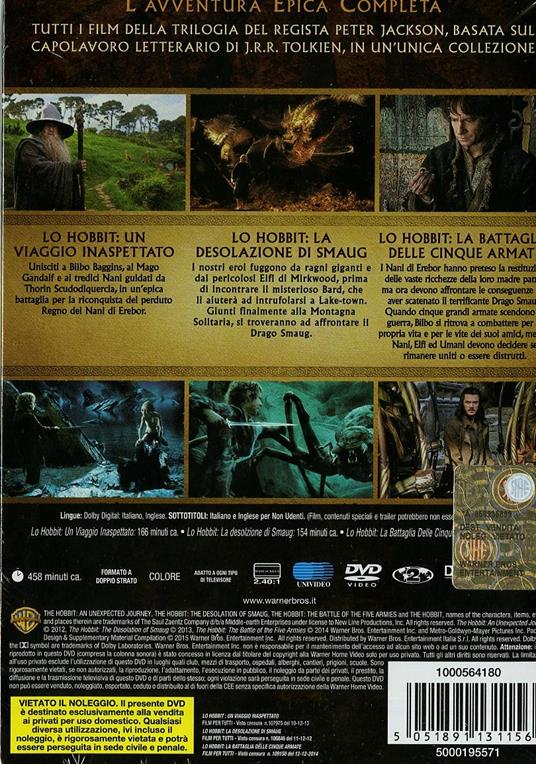 Lo Hobbit. La trilogia (3 DVD) di Peter Jackson - 2