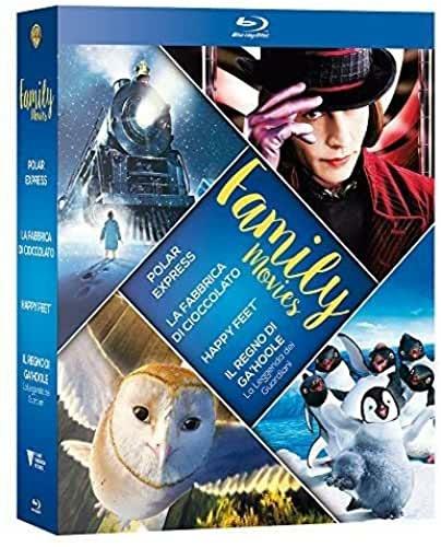 Family Movies (4 Blu-ray) di Tim Burton,Robert Zemeckis,George Miller,Zack Snyder - Blu-ray