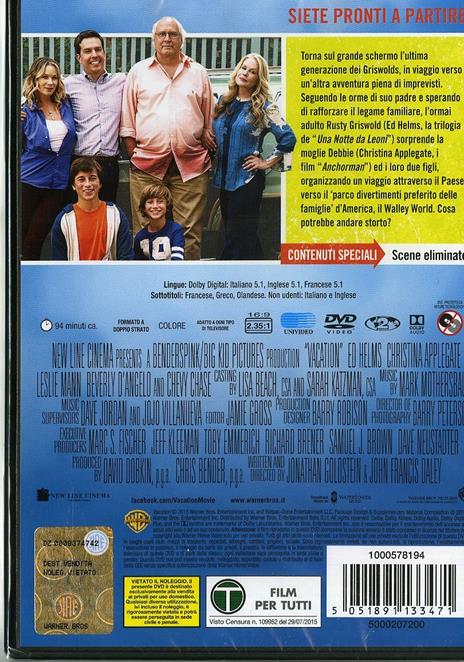 Come ti rovino le vacanze di John Francis Daley,Jonathan Goldstein - DVD - 2