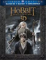 Lo Hobbit. La battaglia delle cinque armate 3D. Extended Edition (3 Blu-ray + 2 Blu-ray 3D)
