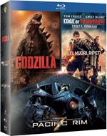 Godzilla + Edge of Tomorrow + Pacific Rim (3 Blu-ray)
