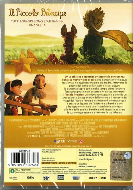 Il Piccolo Principe di Mark Osborne - DVD - 2