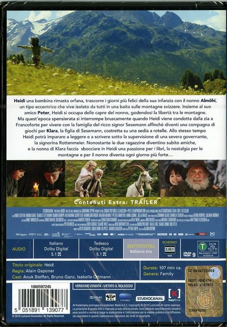 Heidi (DVD) - film di Alain Gsponer - DVD - 6