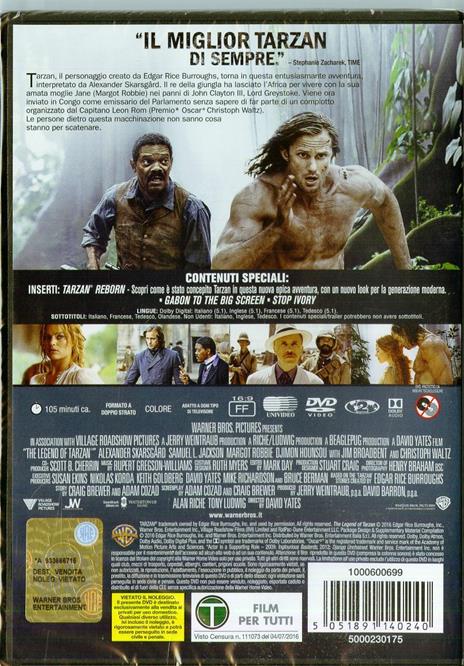 The Legend of Tarzan di David Yates - DVD - 8