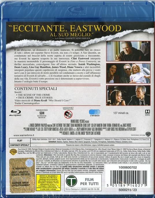Fino a prova contraria di Clint Eastwood - Blu-ray - 2