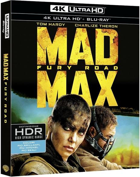Mad Max. Fury Road (Blu-ray + Blu-ray 4K Ultra HD) di George Miller - Blu-ray + Blu-ray Ultra HD 4K