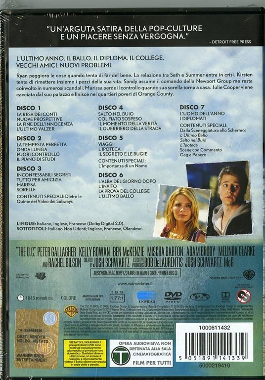 The O.C. Stagione 3 (7 DVD) di Josh Schwartz - DVD - 2