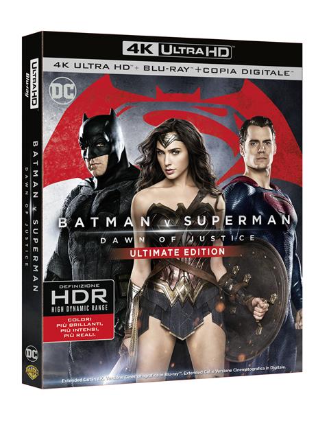 Batman v Superman. Dawn of Justice (Blu-ray + Blu-ray 4K Ultra HD) di Zack Snyder - Blu-ray + Blu-ray Ultra HD 4K - 2