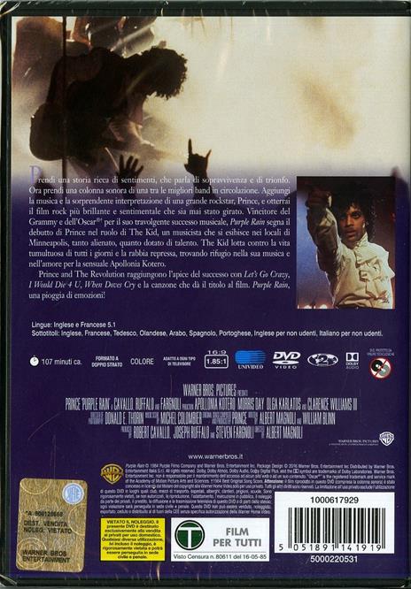 Purple Rain (DVD) di Albert Magnoli - DVD - 2