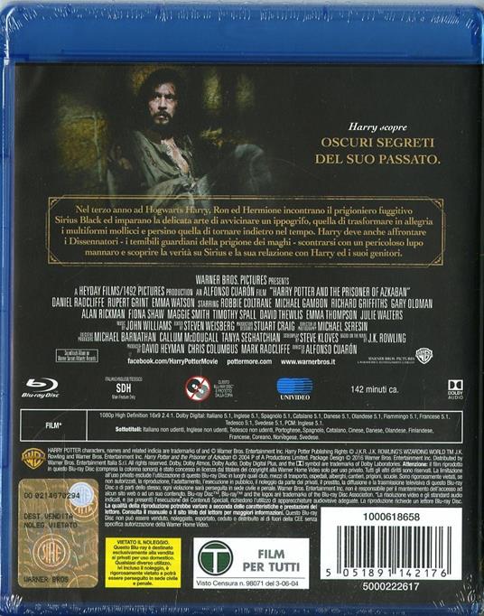 Harry Potter e il prigioniero di Azkaban (Edizione Speciale)<span>.</span> Edizione Speciale di Alfonso Cuaron - Blu-ray - 3