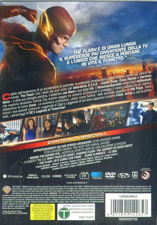 The Flash. Stagione 2. Serie TV ita (6 DVD) di Dermott Downs,Ralph Hemecker,Glen Winter - DVD - 2