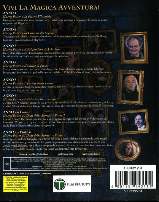 Harry Potter Collection di Chris Columbus,Alfonso Cuaron,Mike Newell,David Yates - 3