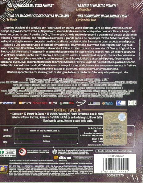 Gomorra. La serie. Stagione 2 (4 Blu-ray) di Stefano Sollima,Francesca Comencini,Claudio Cupellini - Blu-ray - 2