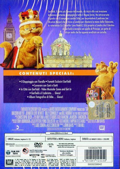 Garfield 2 di Tim Hill - DVD - 2