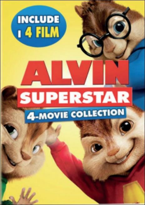 Alvin Superstar 1 - 4 (4 DVD) di Walt Becker,Tim Hill,Mike Mitchell,Betty Thomas
