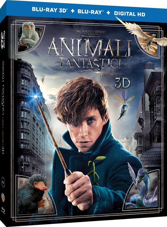 Animali fantastici e dove trovarli (Blu-ray + Blu-ray 3D) di David Yates - Blu-ray + Blu-ray 3D