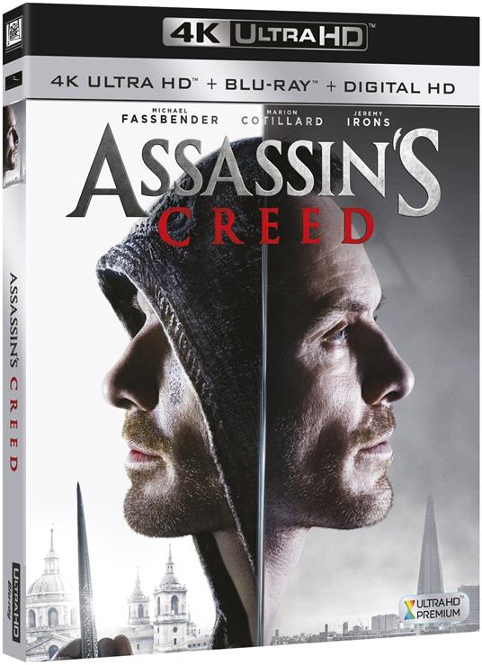 Assassin's Creed (Blu-ray + Blu-ray 4K Ultra HD) di Justin Kurzel - Blu-ray + Blu-ray Ultra HD 4K