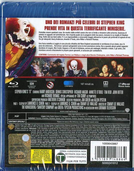 It (Blu-ray) di Tommy Lee Wallace - Blu-ray - 2