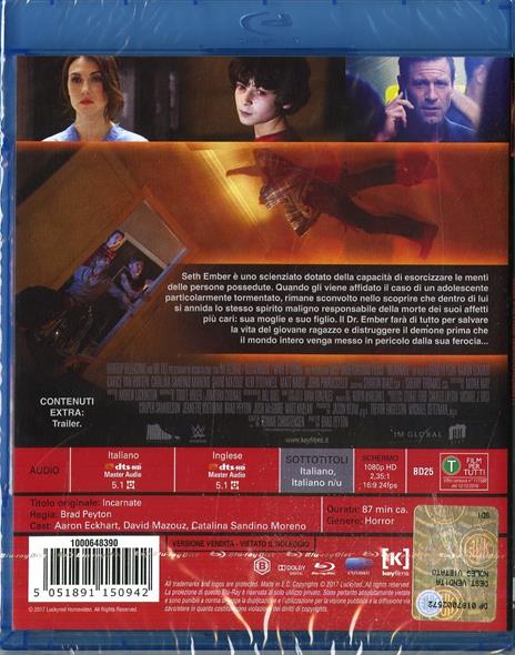 Incarnate. Non potrai più nasconderti (Blu-ray) di Brad Peyton - Blu-ray - 2