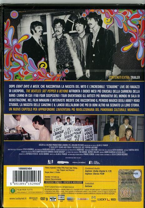 Beatles. Sgt Pepper & Beyond (DVD) di Alan G. Parker - DVD - 2