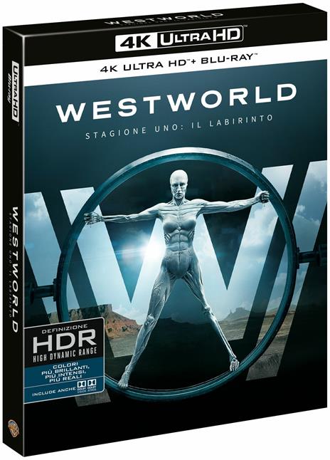 Westworld. Dove tutto è concesso. Stagione 1. Il Labirinto. Serie TV ita (3 Blu-ray + 3 Blu-ray Ultra HD 4K) di Jonathan Nolan,Fred Toye,Jonny Campbell,Richard J. Lewis - Blu-ray + Blu-ray Ultra HD 4K