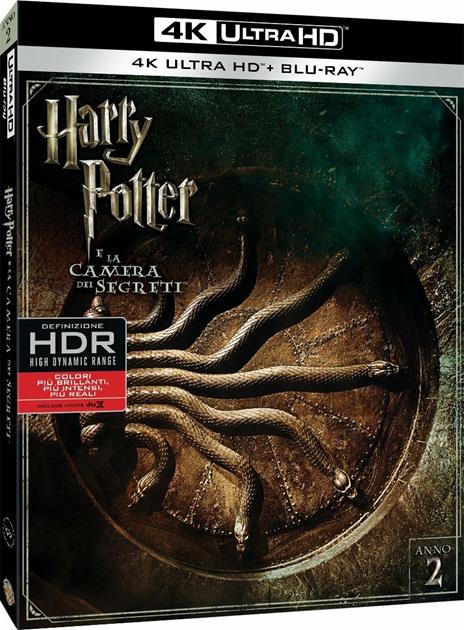 Harry Potter e la camera dei segreti (Blu-ray + Blu-ray 4K Ultra HD) di Chris Columbus