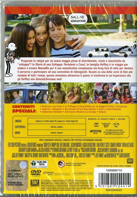 Diario di una schiappa. Portatemi a casa! (DVD) di David Bowers - DVD - 2