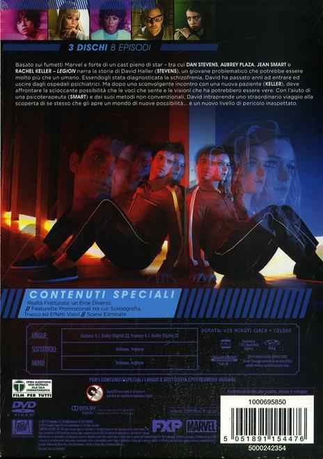 Legion. Stagione 1. Serie TV ita (3 DVD) di Michael Uppendahl,Tim Mielants,Dennie Gordon,Noah Hawley - DVD - 2