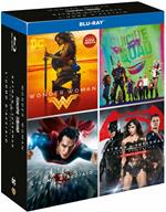 Boxset DC 4 film. Wonder Woman - Suicide Squad - L'uomo d'acciaio - Batman v Superman (4 Blu-ray)