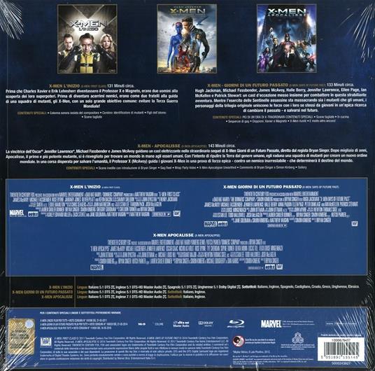 X-Men Beginning Trilogy. Vinyl Edition (3 Blu-ray) di Bryan Singer,Matthew Vaughn - 4