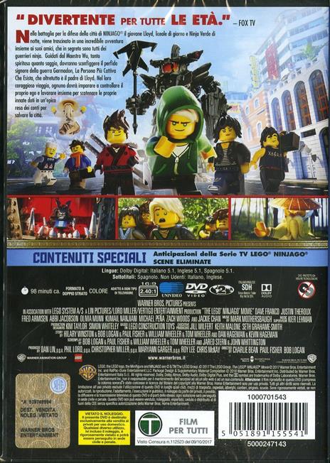 Lego Ninjago. Il film (DVD) di Charlie Bean,Paul Fisher,Bob Logan - DVD - 14