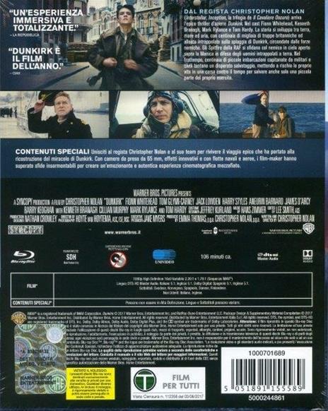 Dunkirk. Digibook (Blu-ray) di Christopher Nolan - Blu-ray - 6