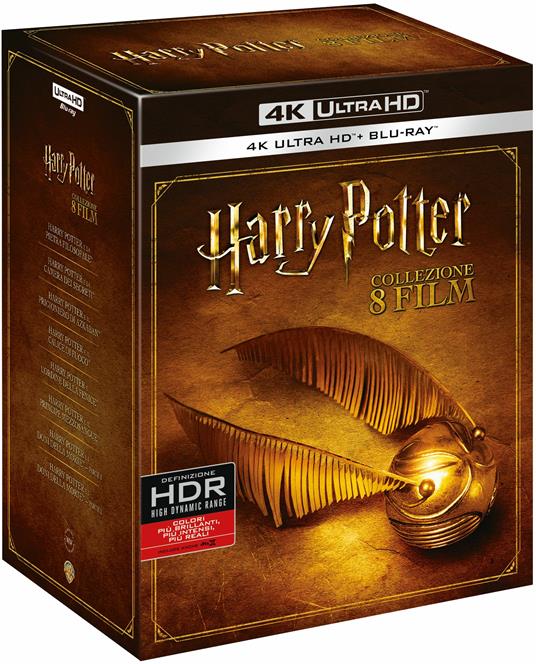Harry Potter Collection 8 film (Blu-ray Ultra HD 4K) di Chris Columbus,Alfonso Cuaron,Mike Newell,David Yates