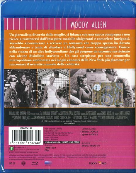Celebrity (Blu-ray) di Woody Allen - Blu-ray - 2
