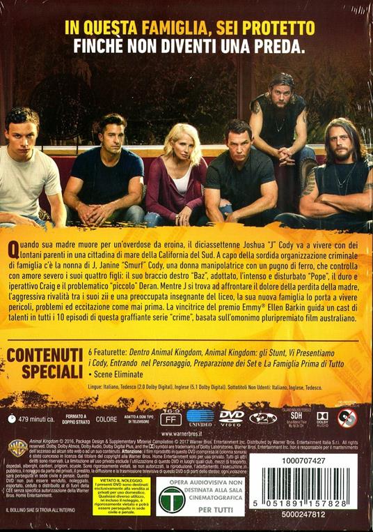 Animal Kingdom. Stagione 1. Serie TV ita (3 DVD) di Christopher Chulack,John Wells,Larry Teng - DVD - 2