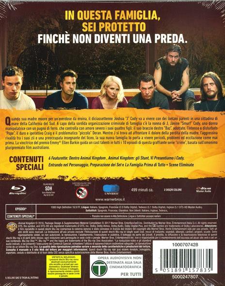 Animal Kingdom. Stagione 1. Serie TV ita (2 Blu-ray) di Christopher Chulack,John Wells,Larry Teng - Blu-ray - 2