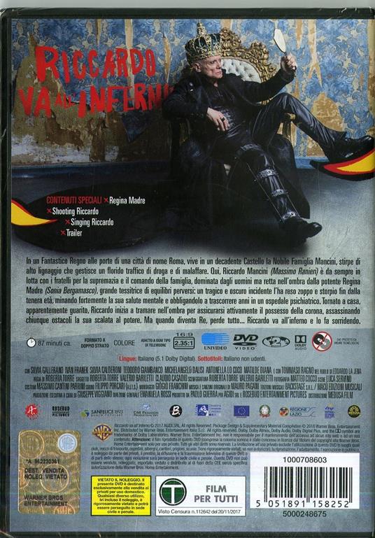 Riccardo va all'inferno (DVD) di Roberta Torre - DVD - 2