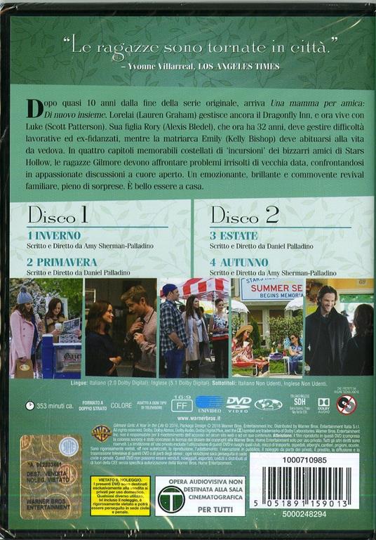 Una mamma per amica. Di nuovo insieme. Stagione 8. Serie TV ita (DVD) di Daniel Palladino,Amy Sherman-Palladino - DVD - 2