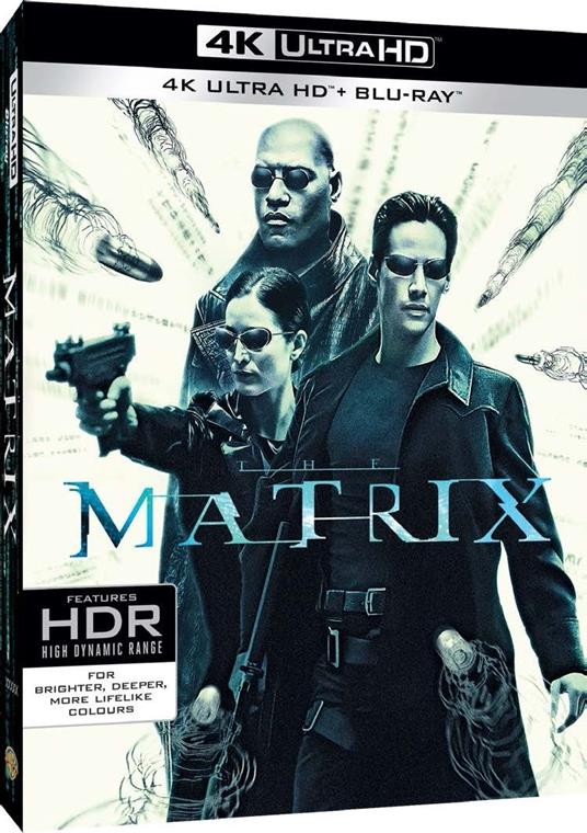 Matrix (Blu-ray + Blu-ray 4K Ultra HD) di Andy Wachowski,Larry Wachowski - Blu-ray + Blu-ray Ultra HD 4K