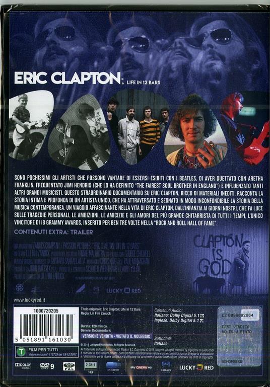 Eric Clapton. Life in 12 Bars (DVD) di Lili Fini Zanuck - DVD - 2