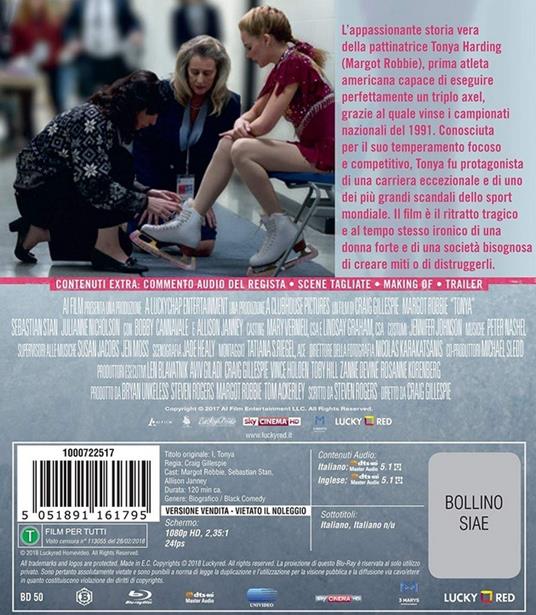 Tonya (Blu-ray) di Craig Gillespie - Blu-ray - 2