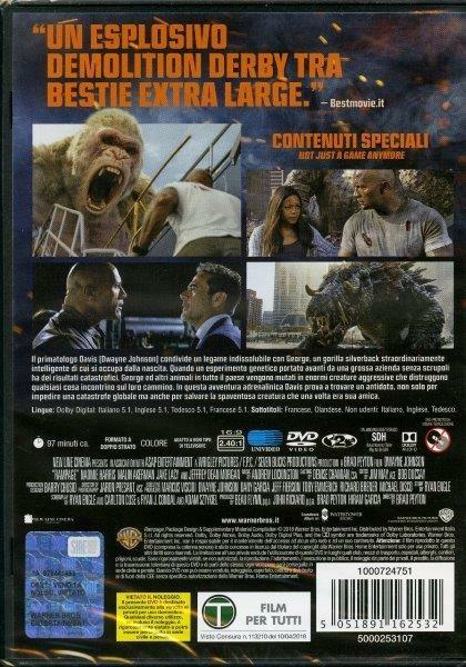Rampage. Furia animale (DVD) di Brad Peyton - DVD - 3